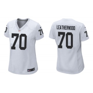 Women's Alex Leatherwood Las Vegas Raiders White 2021 NFL Draft Jersey