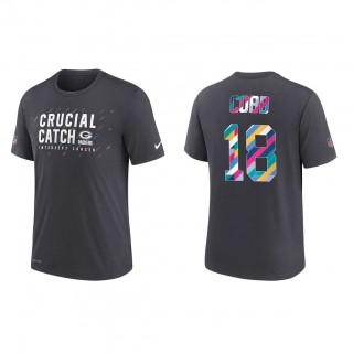 Randall Cobb Green Bay Packers Nike Charcoal 2021 NFL Crucial Catch Performance T-Shirt