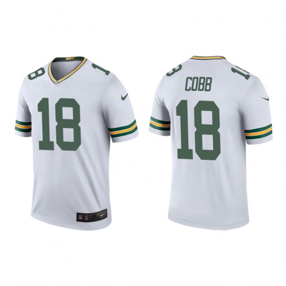 Randall Cobb White Color Rush Legend Packers Jersey