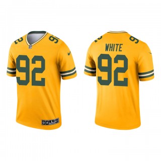 Reggie White Gold 2021 Inverted Legend Packers Jersey