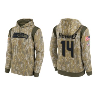 Men's D.K. Metcalf Seattle Seahawks Camo 2021 Salute To Service Therma Hoodie