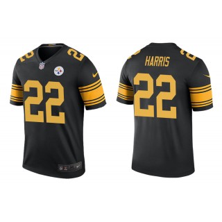 Men's Najee Harris Pittsburgh Steelers Black Color Rush Legend Jersey