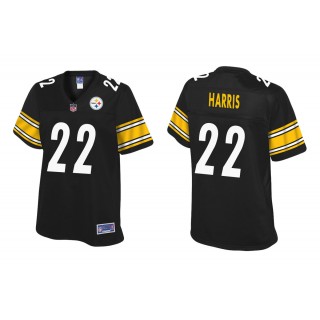 Women's Najee Harris Pittsburgh Steelers Black Pro Line Jersey