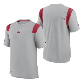 Tampa Bay Buccaneers Nike Gray Sideline Player UV Performance T-Shirt