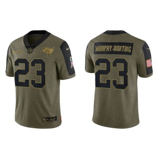 Men's Sean Murphy-Bunting Tampa Bay Buccaneers Olive 2021 Salute To Service Limited Jersey