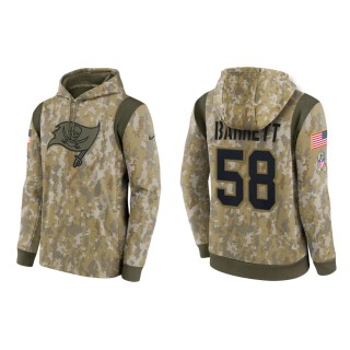Men's Shaquil Barrett Tampa Bay Buccaneers Camo 2021 Salute To Service Therma Hoodie
