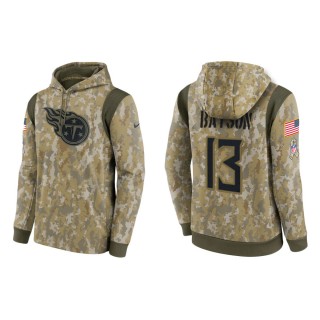 Men's Cameron Batson Tennessee Titans Camo 2021 Salute To Service Therma Hoodie