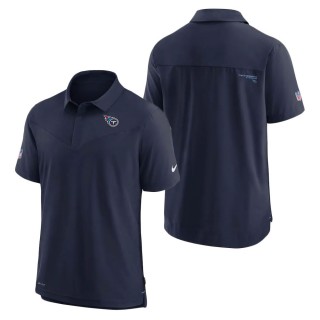 Tennessee Titans Nike Navy Sideline UV Performance Polo