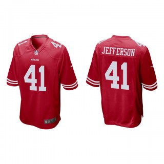 Tony Jefferson Scarlet Game 49ers Jersey