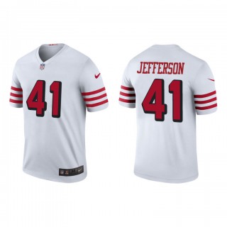 Tony Jefferson White Color Rush Legend 49ers Jersey