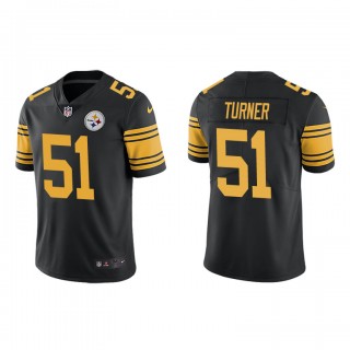 Trai Turner Black Color Rush Limited Steelers Jersey