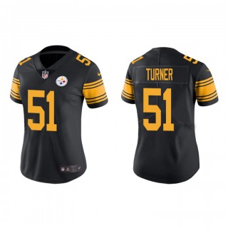 Trai Turner Black Color Rush Limited Steelers Women's Jersey