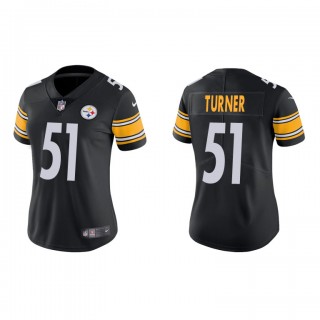 Trai Turner Black Vapor Limited Steelers Women's Jersey