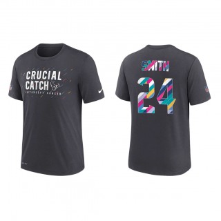 Tremon Smith Houston Texans Nike Charcoal 2021 NFL Crucial Catch Performance T-Shirt