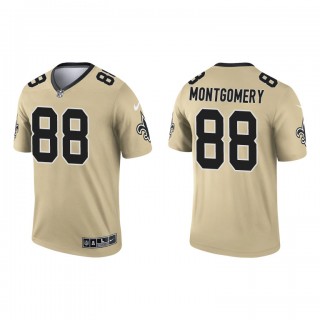 Ty Montgomery Gold 2021 Inverted Legend Saints Jersey