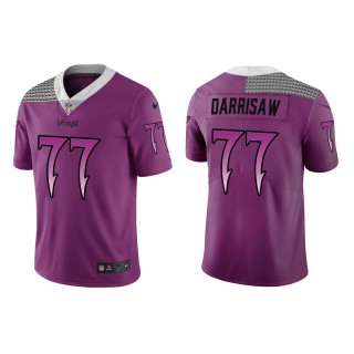 Men's Christian Darrisaw Minnesota Vikings Purple City Edition Jersey