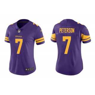 Women's Patrick Peterson Minnesota Vikings Purple Color Rush Limited Jersey