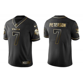 Men's Patrick Peterson Minnesota Vikings Black Golden Edition Jersey