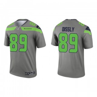 Will Dissly Steel 2021 Inverted Legend Seahawks Jersey