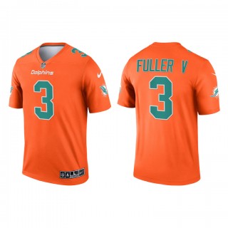 Will Fuller V Orange 2021 Inverted Legend Dolphins Jersey