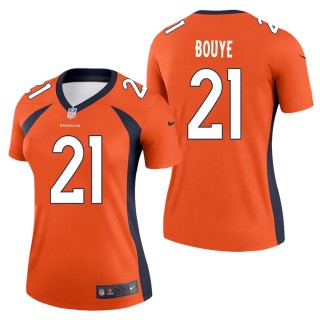 Women's Denver Broncos A.J. Bouye Orange Legend Jersey