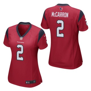 Women's Houston Texans A.J. McCarron Red Game Jersey