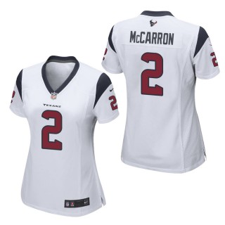 Women's Houston Texans A.J. McCarron White Game Jersey