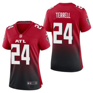 Women's Atlanta Falcons A.J. Terrell Red 2nd Alternate Game Jersey