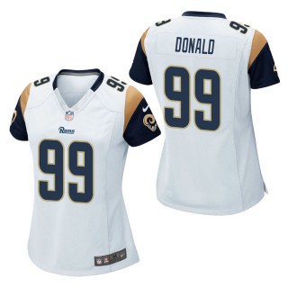 Women's Los Angeles Rams Aaron Donald White Game Jersey