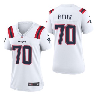 Women's New England Patriots Adam Butler White Game Jersey