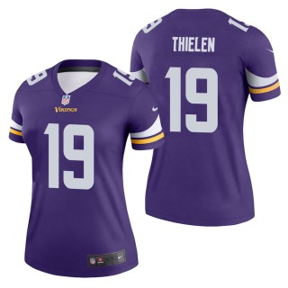 Women's Minnesota Vikings Adam Thielen Purple Legend Jersey