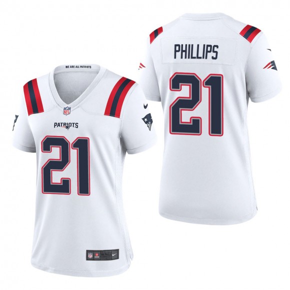Women's New England Patriots Adrian Phillips White Game Jersey