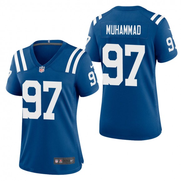 Women's Indianapolis Colts Al-Quadin Muhammad Royal Game Jersey