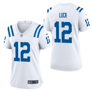Women's Indianapolis Colts Andrew Luck White Game Jersey