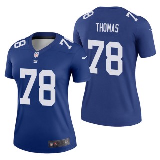 Women's New York Giants Andrew Thomas Royal Legend Jersey
