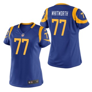 Women's Los Angeles Rams Andrew Whitworth Royal Game Jersey