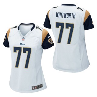 Women's Los Angeles Rams Andrew Whitworth White Game Jersey