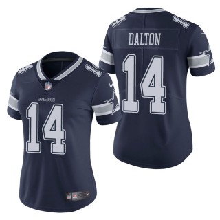 Women's Dallas Cowboys Andy Dalton Navy Vapor Untouchable Limited Jersey