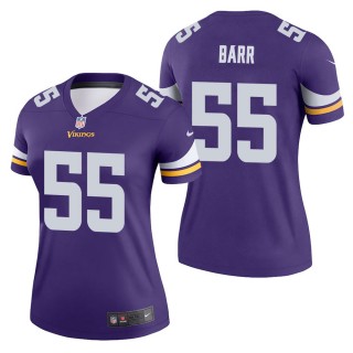 Women's Minnesota Vikings Anthony Barr Purple Legend Jersey