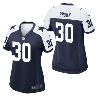 Women's Dallas Cowboys Anthony Brown Navy Alternate Game Jersey