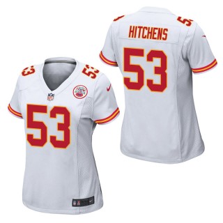 Women's Kansas City Chiefs Anthony Hitchens White Game Jersey