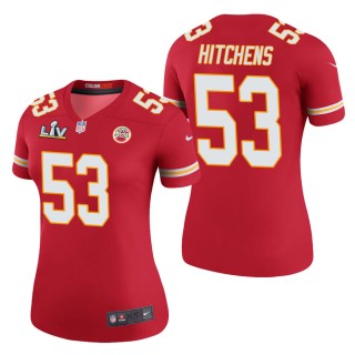 Women's Kansas City Chiefs Anthony Hitchens Red Super Bowl LV Jersey