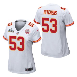Women's Kansas City Chiefs Anthony Hitchens White Super Bowl LV Jersey