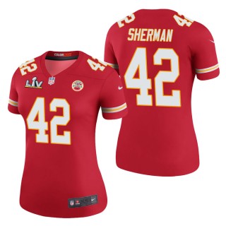 Women's Kansas City Chiefs Anthony Sherman Red Super Bowl LV Jersey