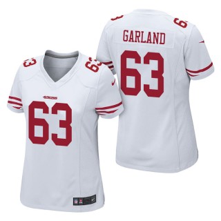 Women's San Francisco 49ers Ben Garland White Game Jersey