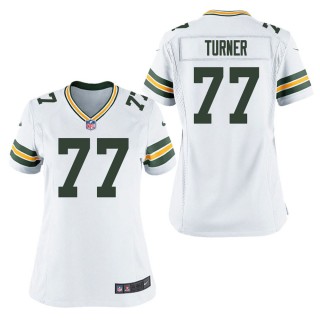 Women's Green Bay Packers Billy Turner White Game Jersey