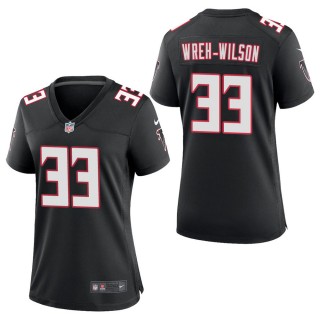 Women's Atlanta Falcons Blidi Wreh-Wilson Black Throwback Game Jersey