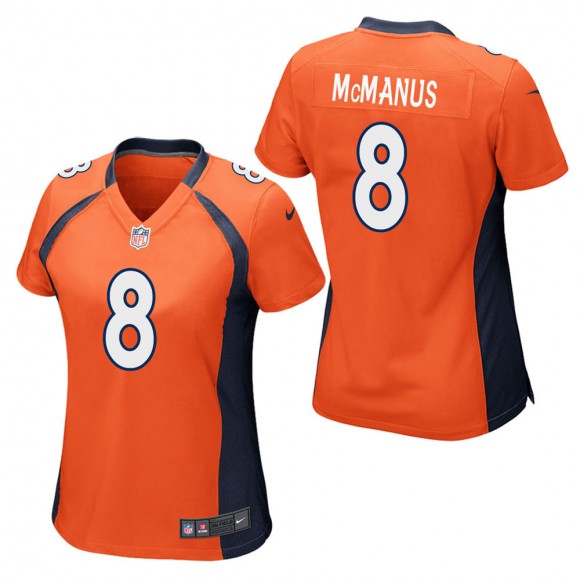 Women's Denver Broncos Brandon McManus Orange Game Jersey