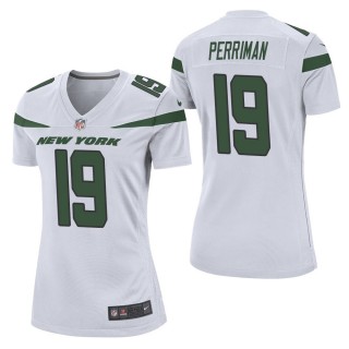 Women's New York Jets Breshad Perriman White Game Jersey