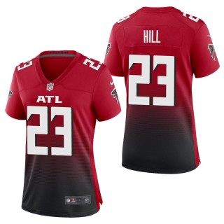 Women's Atlanta Falcons Brian Hill Red 2nd Alternate Game Jersey